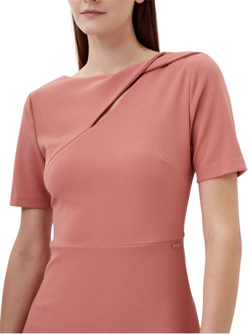 Abito donna mogano chiaro in poliestere Calvin Klein | K20K208174GDA